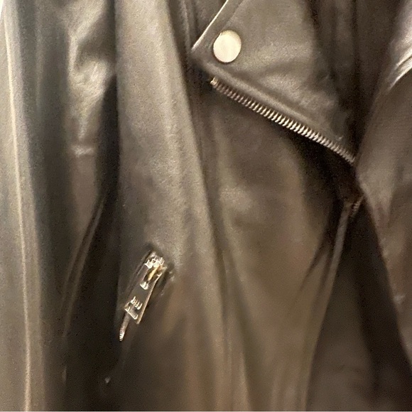 Elodie Black Faux Leather Jacket - Picture 4 of 4